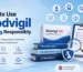 Educational UK healthcare graphic about researching Modvigil 200mg responsibly, with checklist, regulatory shield, and official information resources.